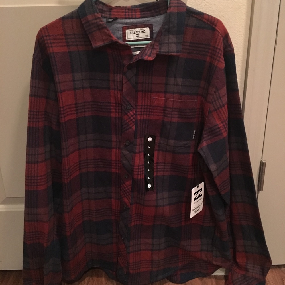 Billabong Men’s Button Up Flannel